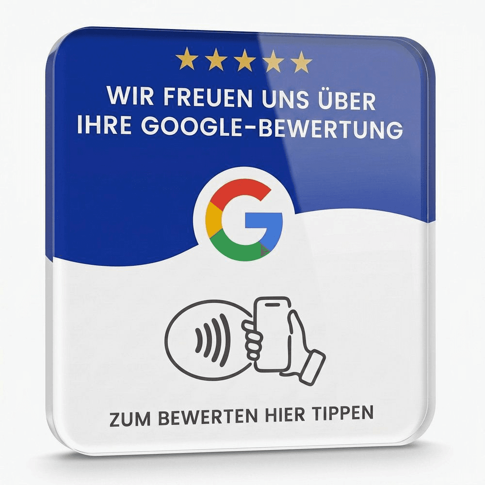 Google-Bewertungs-Aufkleber